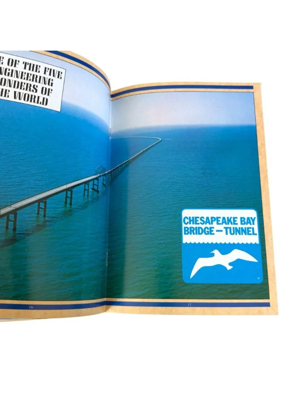 Chesapeake Bay Bridge Tunnel Brochure Americas Coastal Gateway VTG Collectible